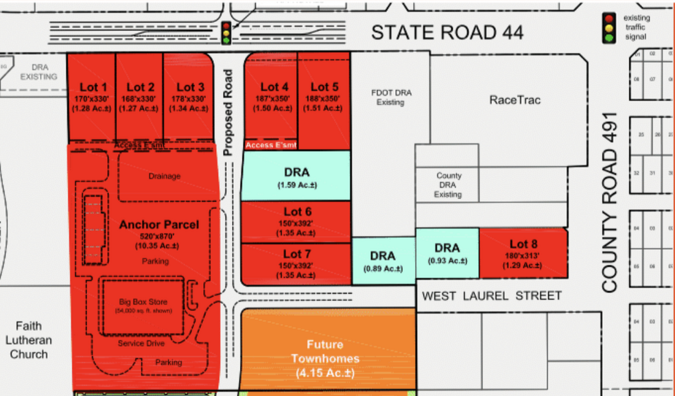 3440 W Gulf To Lake Hwy, Lecanto, FL à louer - Plan de site - Image 3 de 6