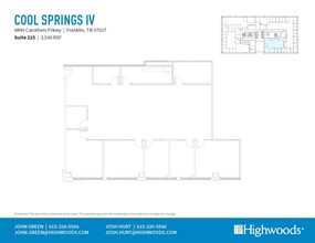 6840 Carothers Pky, Franklin, TN for lease Floor Plan- Image 1 of 1