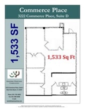 3222 Commerce Pl, West Palm Beach, FL à louer Plan d’étage- Image 2 de 7