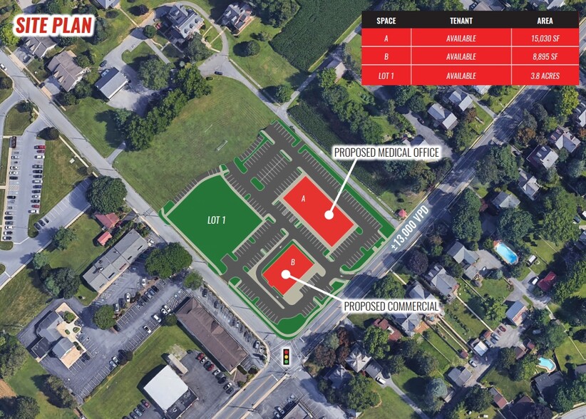 321 Manor Ave, Millersville, PA à louer - Plan de site - Image 2 de 2