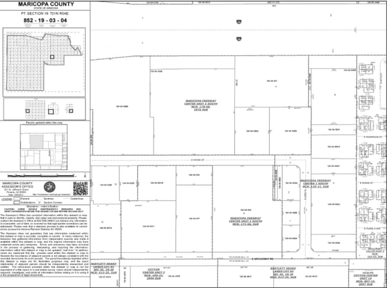 4320 E Broadway Rd, Phoenix, AZ for sale - Plat Map - Image 2 of 2