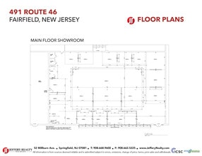 491 Route 46, Fairfield, NJ for lease Floor Plan- Image 1 of 2