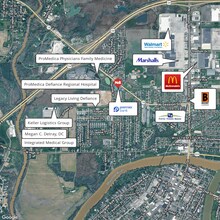 1018 Ralston Ave, Defiance, OH - Aérien  Vue de la carte