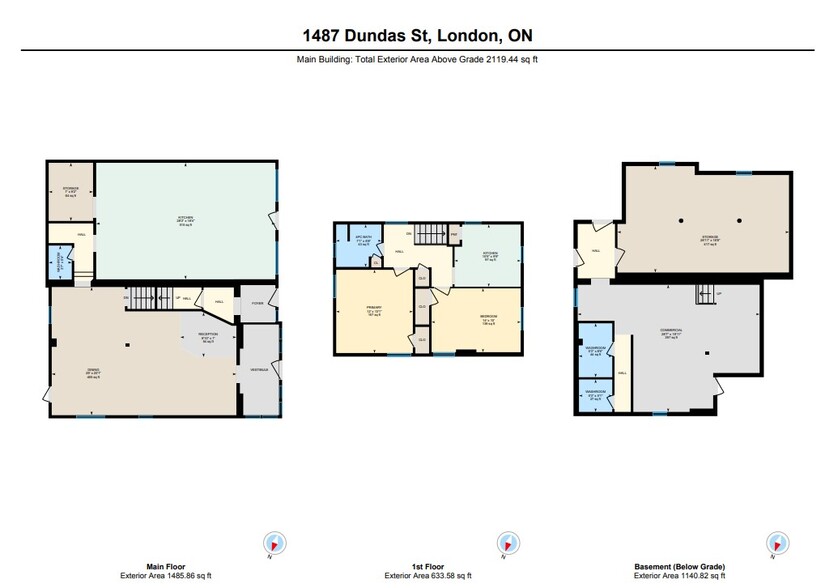 1487 Dundas St, London, ON for sale - Floor Plan - Image 3 of 3