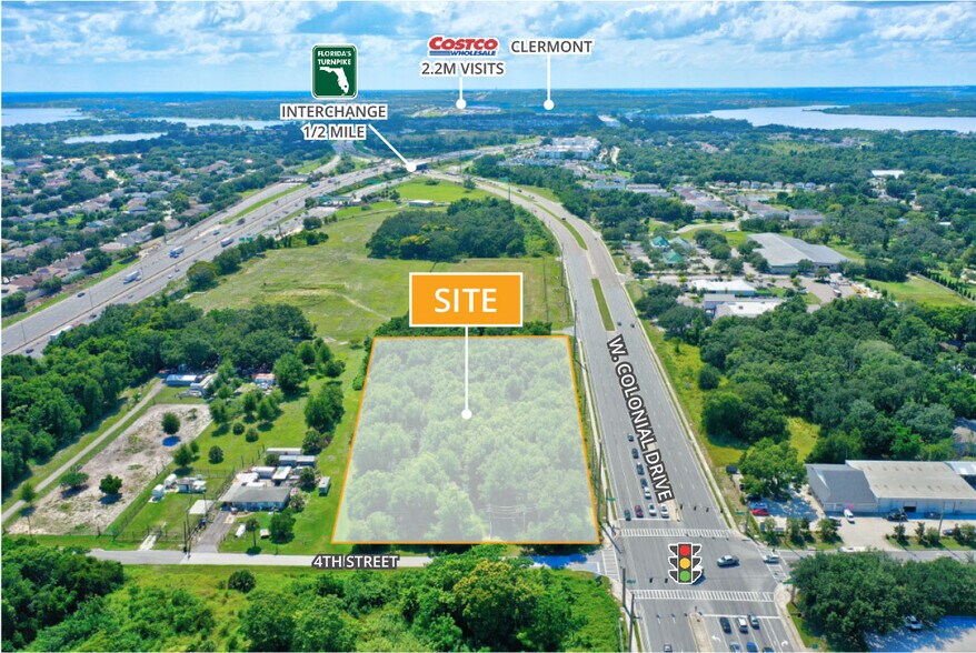 16250 W Colonial Dr, Winter Garden, FL for lease - Aerial - Image 1 of 6