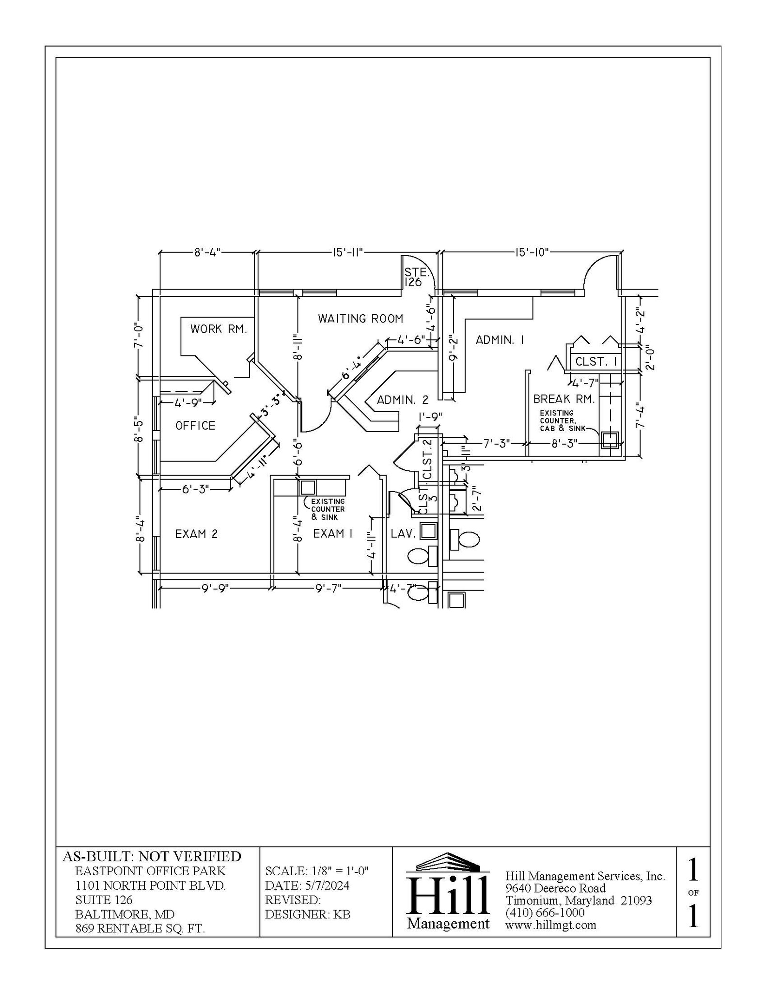 1101 N Point Blvd, Baltimore, MD à louer Plan d  tage- Image 1 de 1