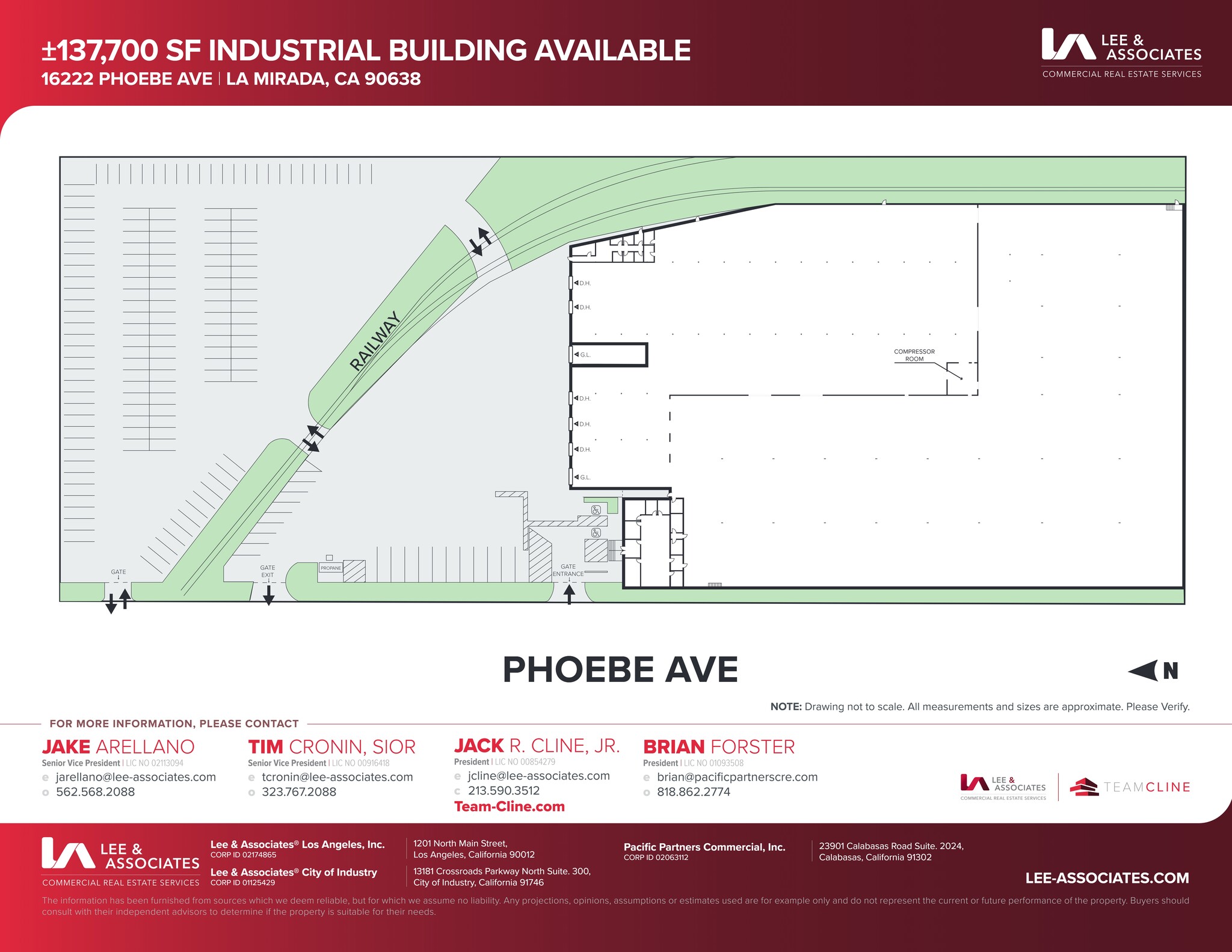 16222 Phoebe Ave, La Mirada, CA for lease Site Plan- Image 1 of 1