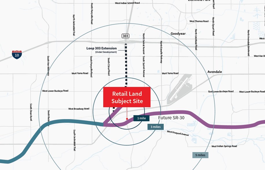 SEC Cotton & Buckeye Canal, Goodyear, AZ à vendre - Photo du bâtiment - Image 2 de 3