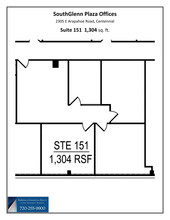 2305 E Arapahoe Rd, Centennial, CO à louer Plan de site- Image 1 de 1