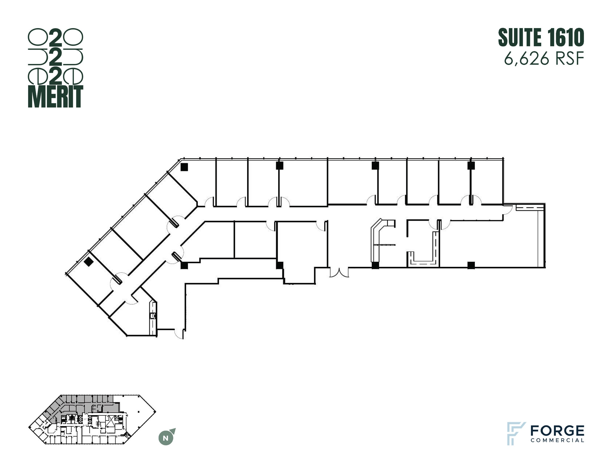 12221 Merit Dr, Dallas, TX à louer Plan d’étage- Image 1 de 1