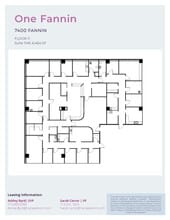 7400 Fannin St, Houston, TX à louer Plan d’étage- Image 1 de 1