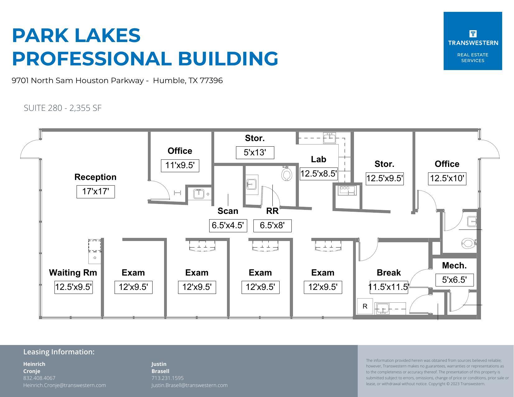 9701 N Sam Houston Pky, Humble, TX for lease Floor Plan- Image 1 of 1