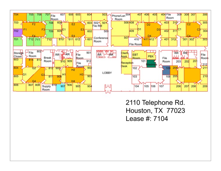 2110 Telephone Rd, Houston, TX à louer - Plan de site - Image 3 de 3