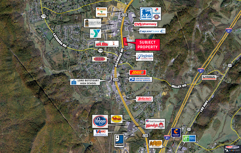 Route 220/Roanoke Rd, Daleville, VA for sale - Building Photo - Image 1 of 1