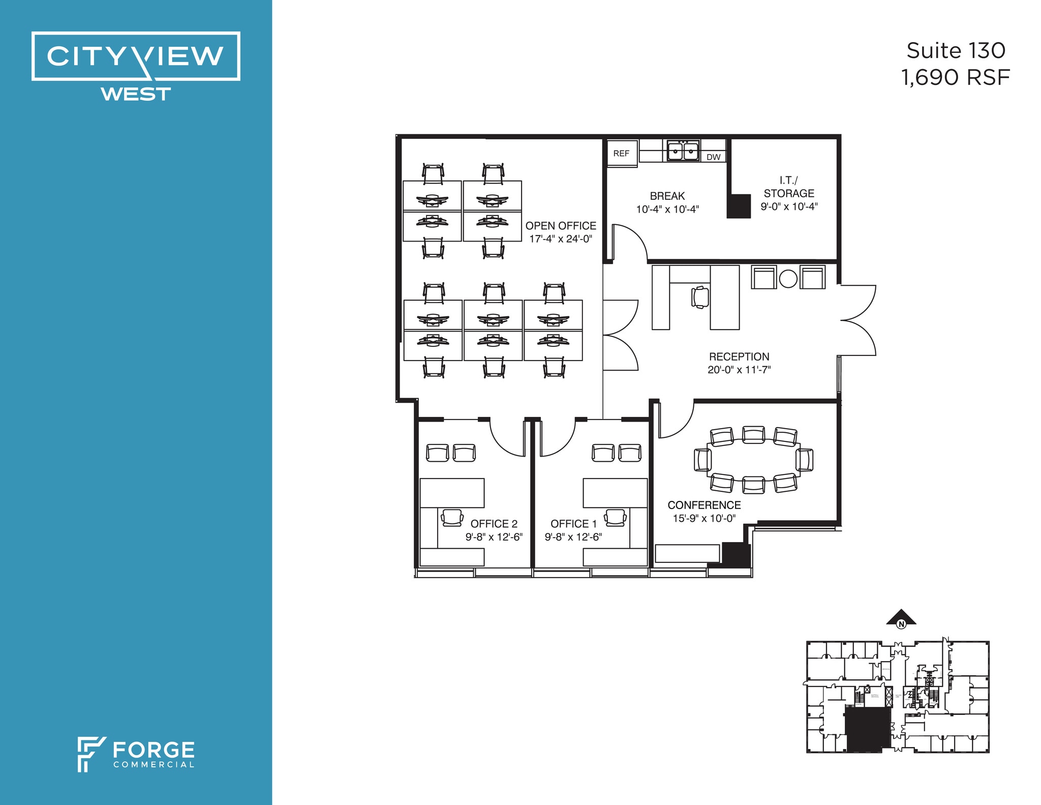 1255 W 15th St, Plano, TX for lease Floor Plan- Image 1 of 1