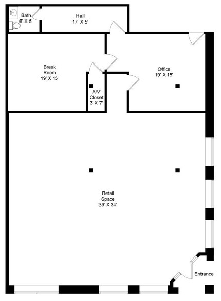 2400-2410 W Cermak Rd, Chicago, IL for lease - Floor Plan - Image 2 of 10