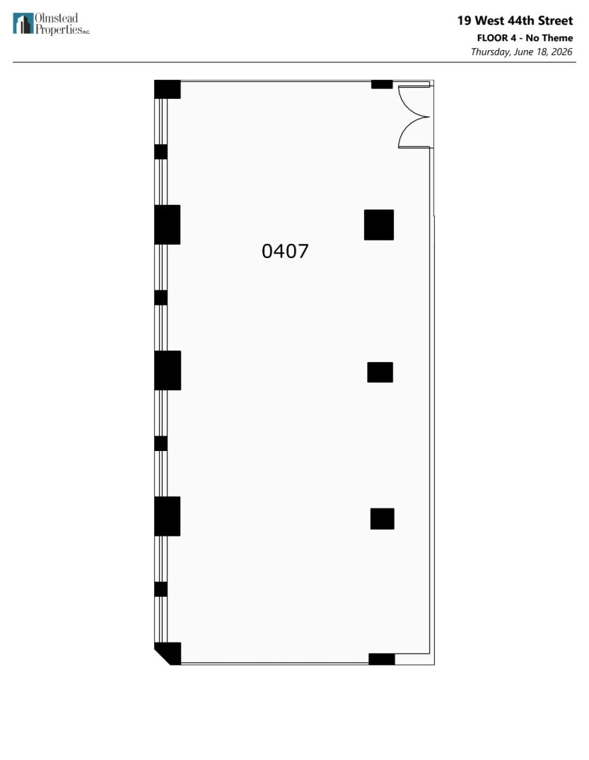 19 W 44th St, New York, NY for lease Floor Plan- Image 1 of 1
