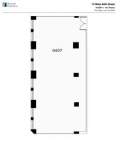 19 W 44th St, New York, NY for lease Floor Plan- Image 1 of 1