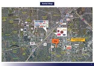 203 Brand Ln, Stafford, TX - AERIAL  map view - Image1