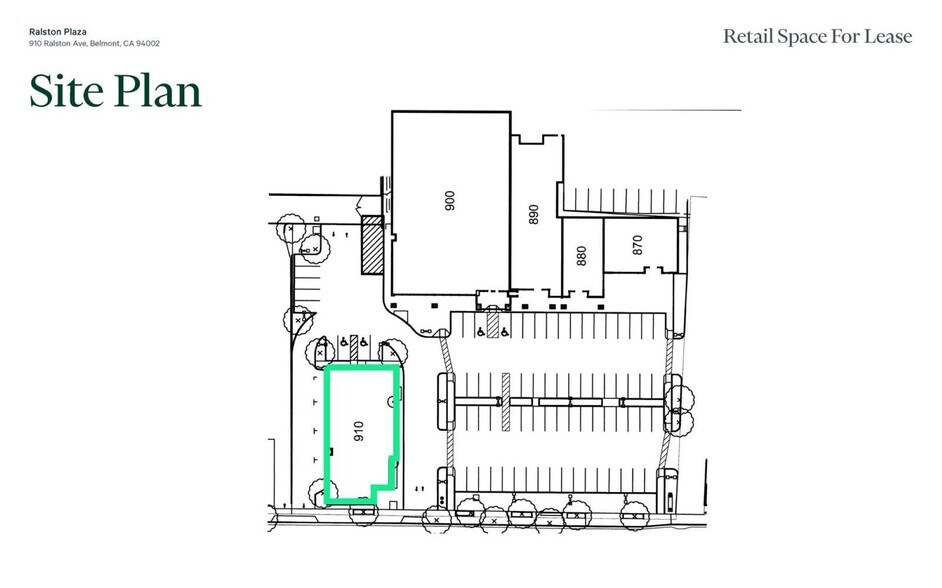 800 Ralston Ave, Belmont, CA for lease - Site Plan - Image 2 of 7