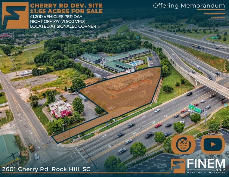 2601 Cherry Rd, Rock Hill, SC à vendre - Photo principale - Image 1 de 19