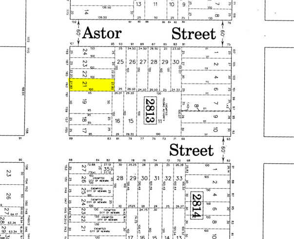 1163 Broad St, Newark, NJ for sale - Plat Map - Image 3 of 4
