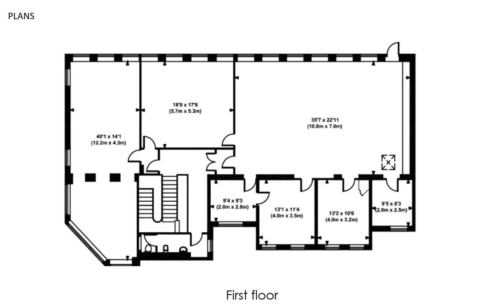 1 Palliser Rd, London for lease Floor Plan- Image 1 of 4