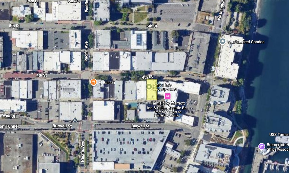 245 4th St, Bremerton, WA for lease - Aerial - Image 2 of 2