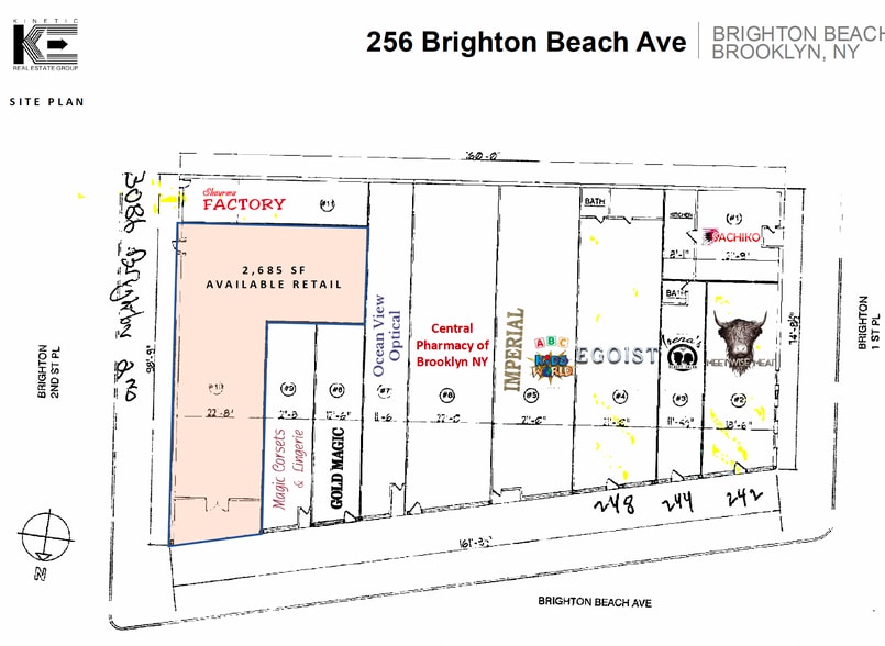 242-260 Brighton Beach Ave, Brooklyn, NY for lease - Site Plan - Image 2 of 2