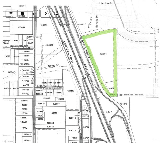 1105 Central Fwy, Wichita Falls, TX à vendre - Plan cadastral - Image 2 de 17