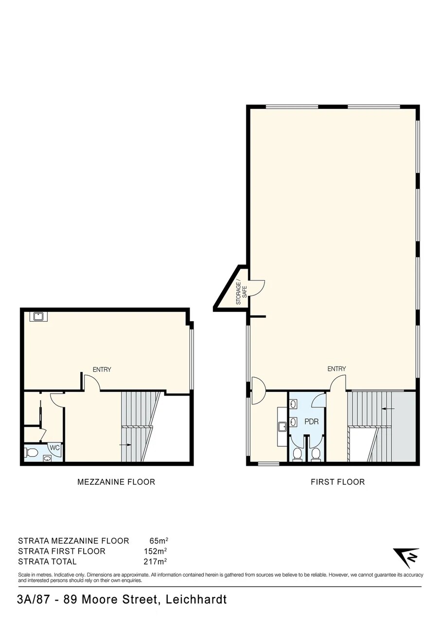 87-89 Moore St, Leichhardt à louer Plan d’étage- Image 1 de 3