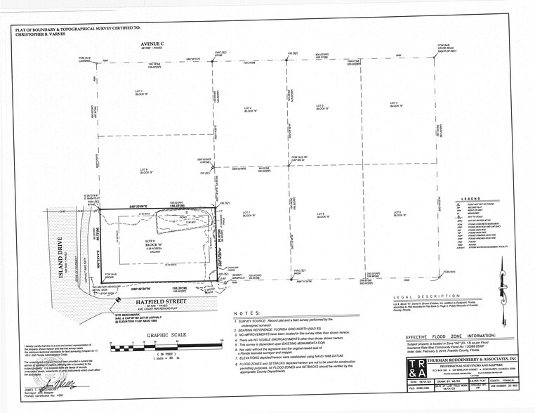 132 E 98 Hwy, Eastpoint, FL à vendre - Plan de site - Image 2 de 2