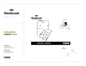 1 Westbrook Corporate Ctr, Westchester, IL for lease Floor Plan- Image 1 of 1
