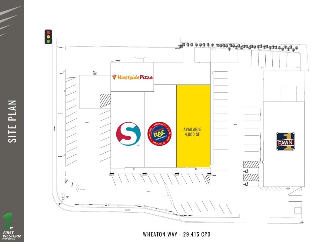 3320-3324 Wheaton Way, Bremerton, WA à louer Plan de site- Image 1 de 1