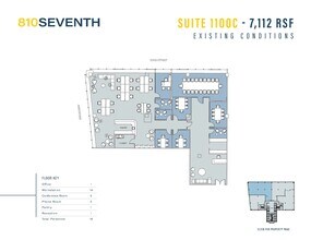 810 Seventh Ave, New York, NY à louer Plan d’étage- Image 1 de 1