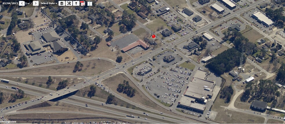 1800 Wayne Memorial Dr, Goldsboro, NC for sale - Aerial - Image 2 of 4