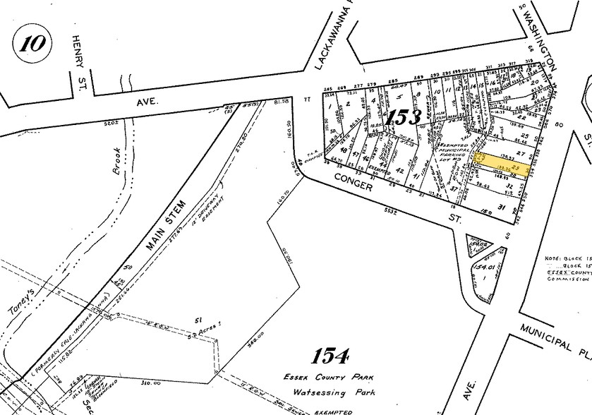 554 Bloomfield Ave, Bloomfield, NJ for sale - Plat Map - Image 1 of 1