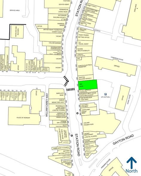 354 Station Rd, Harrow à louer - Plan cadastral - Image 2 de 2