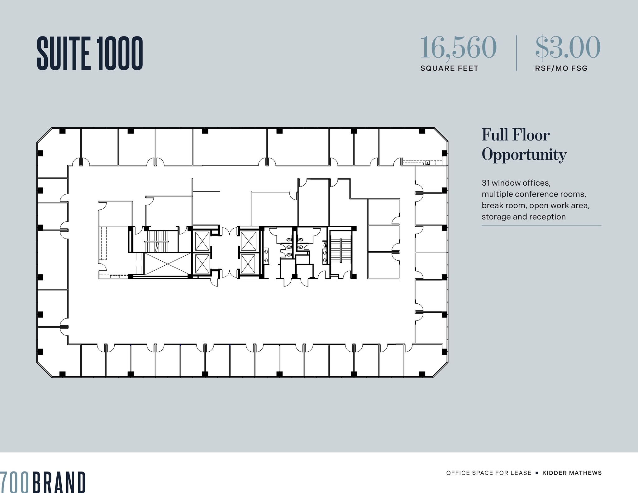 700 N Brand Blvd, Glendale, CA for lease Floor Plan- Image 1 of 1