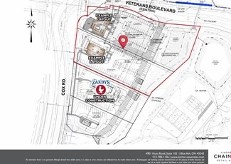 Plus de détails pour SEC of Veterans Blvd & Cox Rd, Liberty Township, OH - Terrain à louer