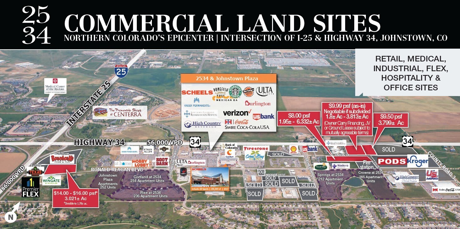 2534 Commercial Land Sites, Johnstown, CO for sale Primary Photo- Image 1 of 2