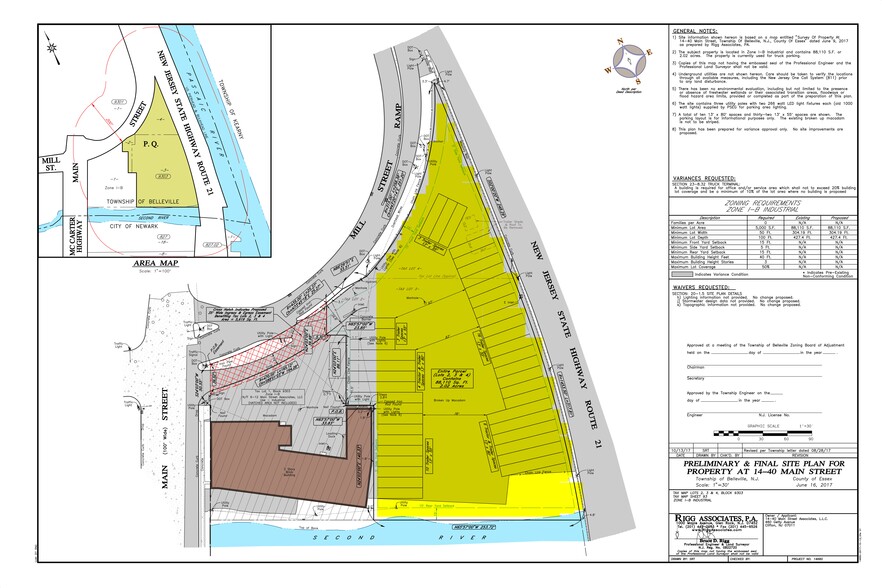 14-40 Main St, Belleville, NJ à louer - Plan de site - Image 3 de 3