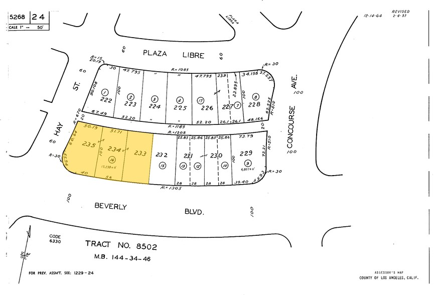 2524 W Beverly Blvd, Montebello, CA à vendre - Plan cadastral - Image 2 de 2