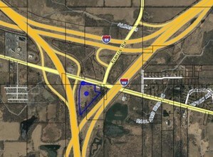 7455 Grand River Ave, Lansing, MI - AÉRIEN Vue de la carte