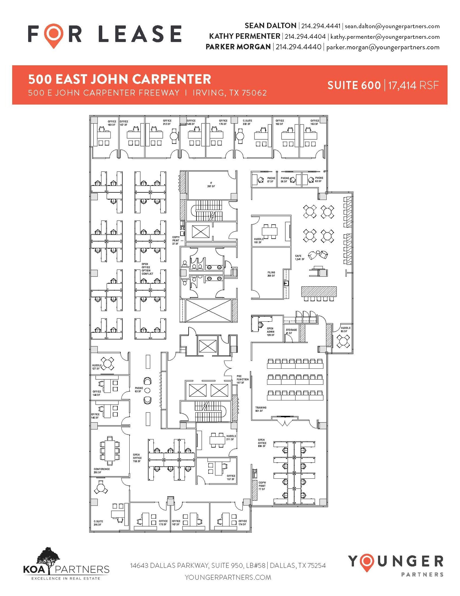 500 E John Carpenter Fwy, Irving, TX à louer Plan d’étage- Image 1 de 1