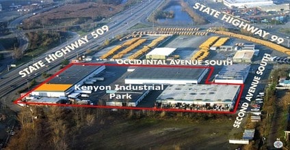 7900-7936 Occidental Ave S, Seattle, WA - AERIAL  map view - Image1