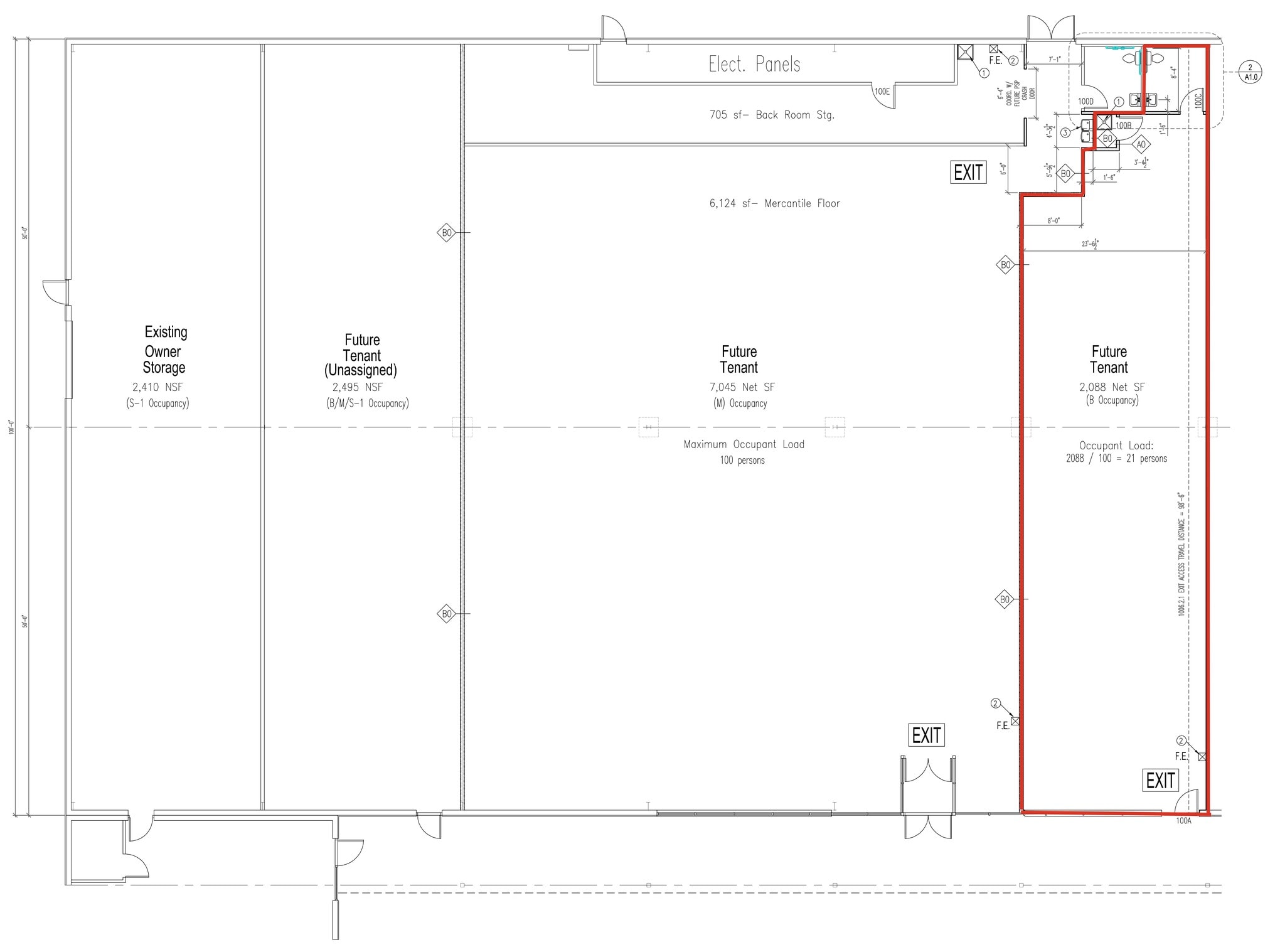 401 Bernard St, Watertown, WI for lease Site Plan- Image 1 of 2