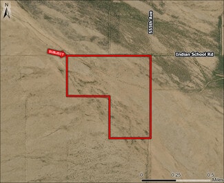 Plus de détails pour 555th & Indian School Rd 120 AC ave, Tonopah, AZ - Terrain à vendre