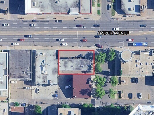 11715 Jasper Ave NW, Edmonton, AB for sale - Aerial - Image 2 of 4