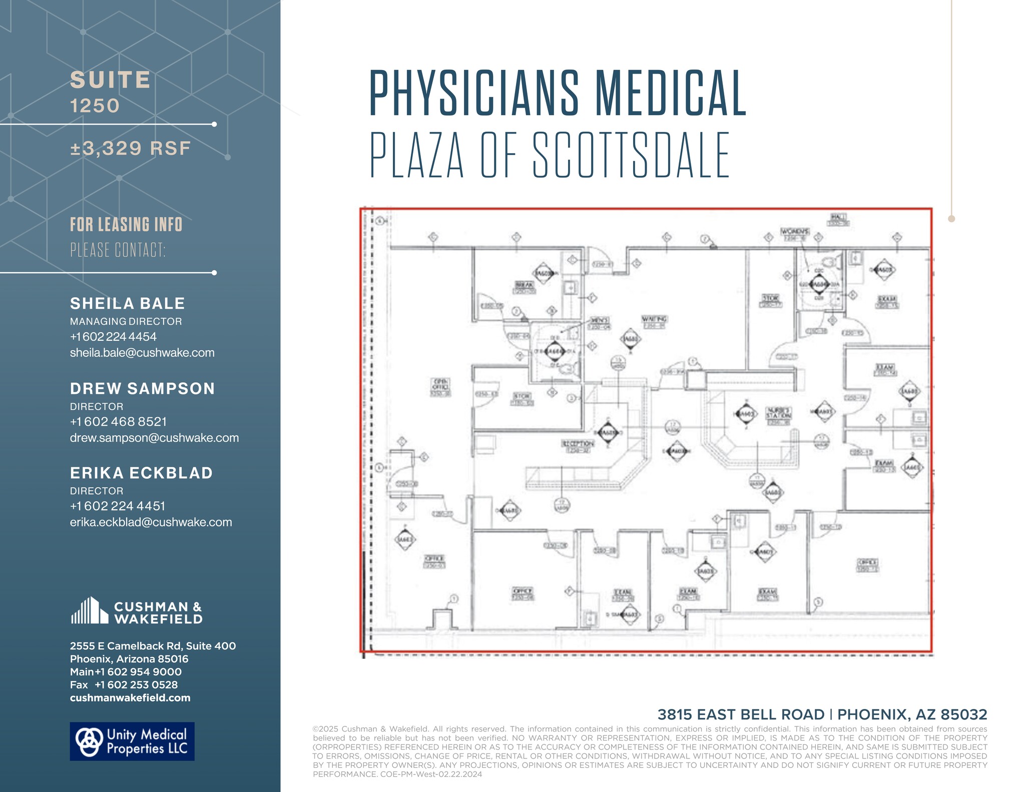3815 E Bell Rd, Phoenix, AZ for lease Site Plan- Image 1 of 1